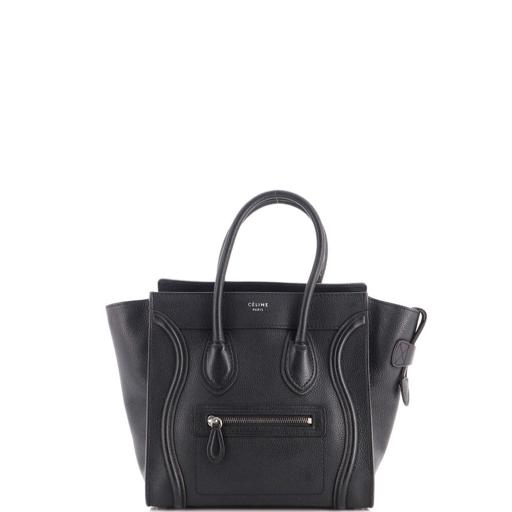 Celine Micro Luggage Bag Grainy Leather